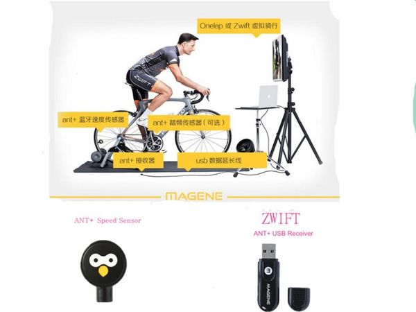 

magene usb ant+ sensor data heart rate receiver compatible garmin forerunner satch series bicycle computer ant+ usb sticker