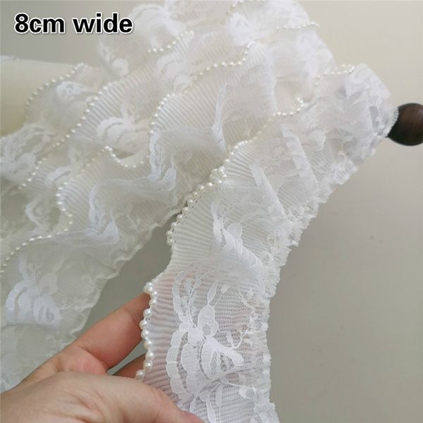 trendy chiffon organ pleated beaded lace fabric diy ms. children's cuff skirt swing doll clothes trim wedding accessories supply, Pink;blue
trendy chiffon organ pleated beaded lace fabric diy ms. children's cuff skirt swing doll clothes trim wedding accessories supply, Pink;blue