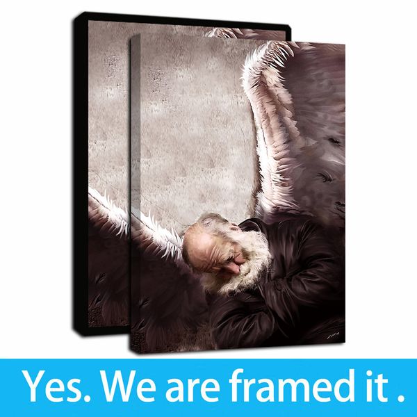 framed artwork old man white angel wings oil paintings hd print on canvas wall art paintings poster for home decor - ready to hang
framed artwork old man white angel wings oil paintings hd print on canvas wall art paintings poster for home decor - ready to hang