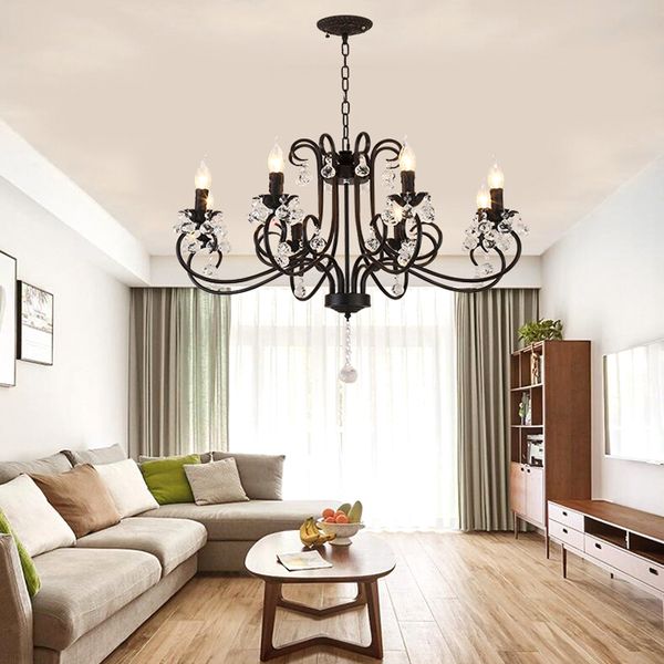 european candle chandelier retro wrought iron chandelier lighting living room villa l led crystal light clothing store dining rooms lamps
european candle chandelier retro wrought iron chandelier lighting living room villa l led crystal light clothing store dining rooms lamps