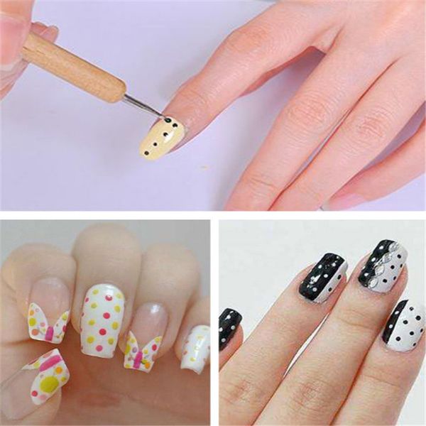 5pcs fashion wooden dotting pen marbleizing tool nail art design manicure rhinestone picker, Silver
5pcs fashion wooden dotting pen marbleizing tool nail art design manicure rhinestone picker, Silver