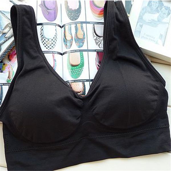 women yoga sports bra seamless slim underwear comfortable fitness vest bra tx005, White;black
women yoga sports bra seamless slim underwear comfortable fitness vest bra tx005, White;black