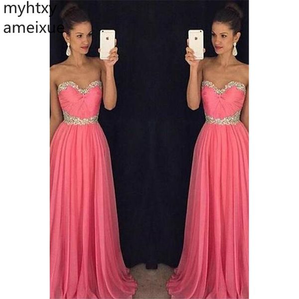 2019 new elegant robe evening dress sweetheart chiffon long prom dresses with beadings pleat evening gowns, White;black
2019 new elegant robe evening dress sweetheart chiffon long prom dresses with beadings pleat evening gowns, White;black