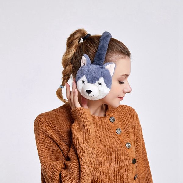kawaii animal fur earmuffs 2020 new arrivals ear warmer dog ear muffs winter accessories for women plushed cartoon husky, Blue;gray
kawaii animal fur earmuffs 2020 new arrivals ear warmer dog ear muffs winter accessories for women plushed cartoon husky, Blue;gray