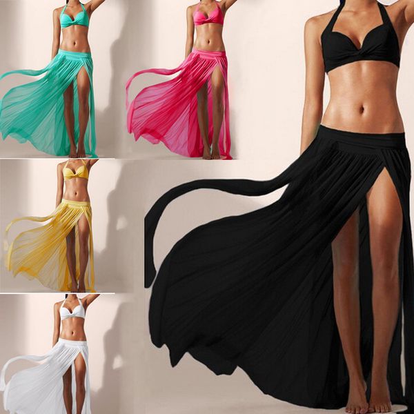 women beach tulle skirt elastic waist solid summer beach bikini cover ups long skirts b2cshop, Blue;gray
women beach tulle skirt elastic waist solid summer beach bikini cover ups long skirts b2cshop, Blue;gray