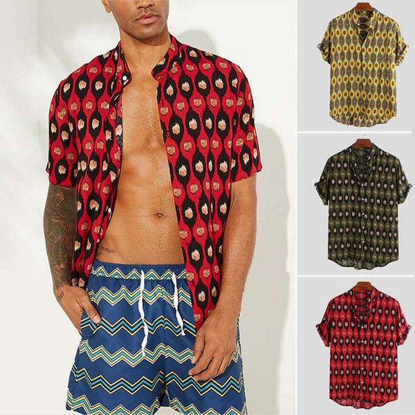 fashion men hawaiian shirt printing short sleeve 2020 button streetwear chic casual breathable beach shirts camisas hombre, White;black
fashion men hawaiian shirt printing short sleeve 2020 button streetwear chic casual breathable beach shirts camisas hombre, White;black