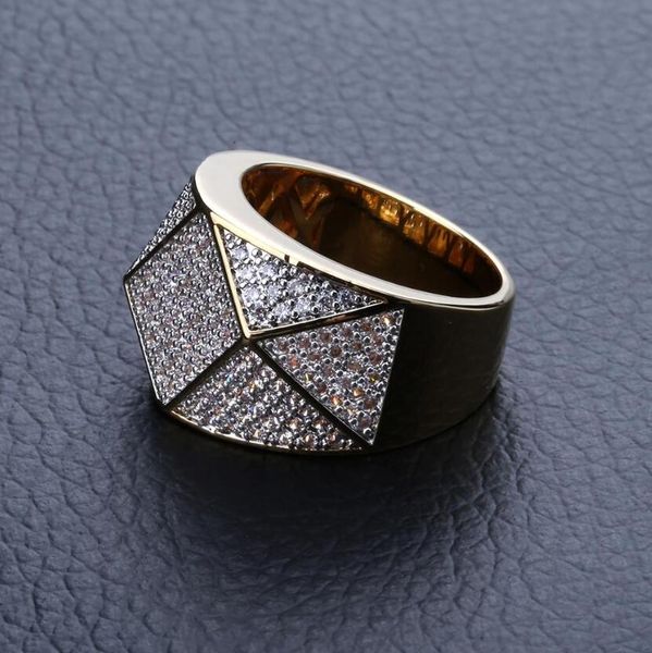 iced out diamond polygon personality for men women bling diamond flash ring gold silver copper zircon couple lover ring
iced out diamond polygon personality for men women bling diamond flash ring gold silver copper zircon couple lover ring