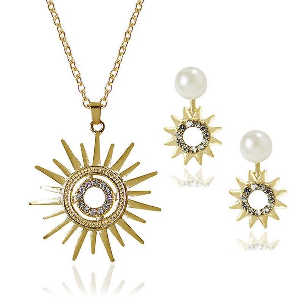 fashion womens white cz pearl sunflower shape fashion jewelry sets vintage necklace earrings rhinestone sets bridal jewelry, Silver
fashion womens white cz pearl sunflower shape fashion jewelry sets vintage necklace earrings rhinestone sets bridal jewelry, Silver