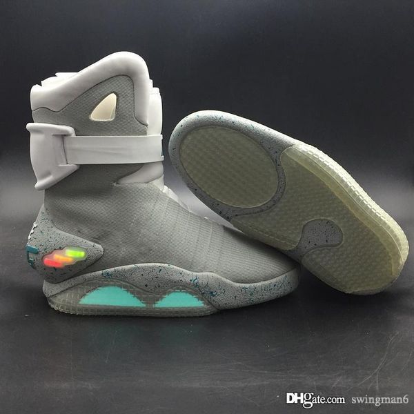 air mag sneakers marty mcfly led shoes back to the future light up shoes men grey red black glow in the dark with shoes box quality
air mag sneakers marty mcfly led shoes back to the future light up shoes men grey red black glow in the dark with shoes box quality