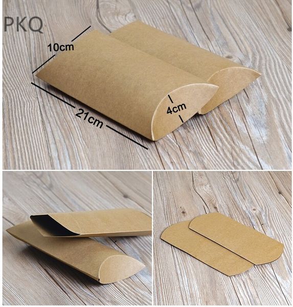 20pcs 2 sizes chocolate/candy box pillow kraft paper box brown craft present party favor gift boxes
20pcs 2 sizes chocolate/candy box pillow kraft paper box brown craft present party favor gift boxes