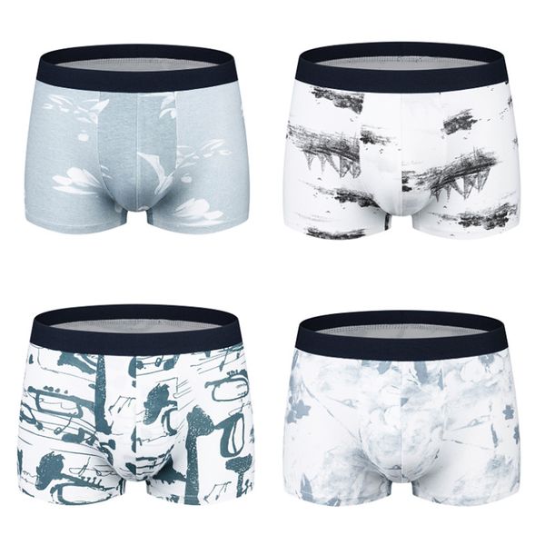 male underwear print cotton boxers men's underwear u convex pack boxer man breathable whites underpants man, Black;white
male underwear print cotton boxers men's underwear u convex pack boxer man breathable whites underpants man, Black;white