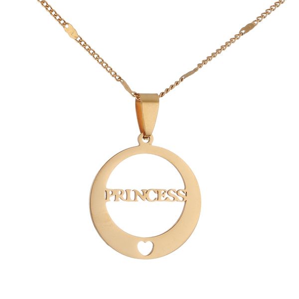 stainless steel princess letter heart round pendant necklaces for valentine chain jewelry, Silver
stainless steel princess letter heart round pendant necklaces for valentine chain jewelry, Silver