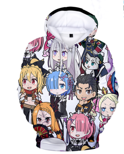 новые женщины толстовка 3d печати anime re нулевой толстовка с длинным рукавом повседневная harajuku hip hop пуловер tops a675, Black
новые женщины толстовка 3d печати anime re нулевой толстовка с длинным рукавом повседневная harajuku hip hop пуловер tops a675, Black