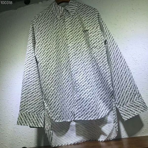 2018 new vetements letter printing men women shirt hip hopfashion casual vetements shirts white s-xl, White;black
2018 new vetements letter printing men women shirt hip hopfashion casual vetements shirts white s-xl, White;black