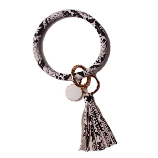 new custom circle multicolor snakeskin pattern wristlet keychain pu leather o tassel key chain wholesale women girls keychain, Silver
new custom circle multicolor snakeskin pattern wristlet keychain pu leather o tassel key chain wholesale women girls keychain, Silver