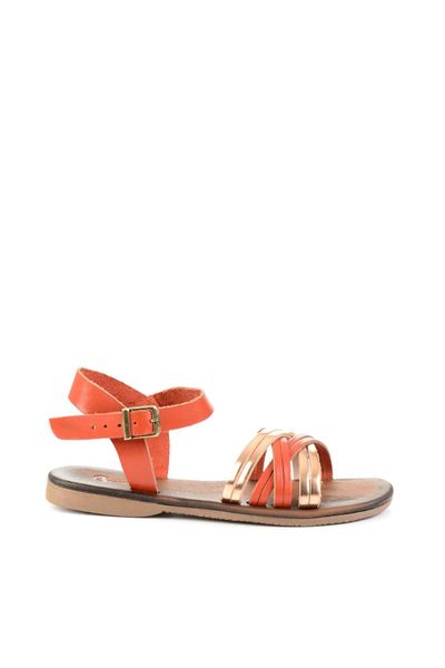 bambi genuine leather female sandals h06851619, Black