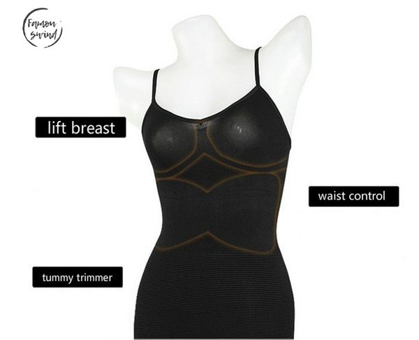 bra shaper lift women corset slimming waist trimmer tank seamless sleeveless dress underwear, Black;white
bra shaper lift women corset slimming waist trimmer tank seamless sleeveless dress underwear, Black;white
