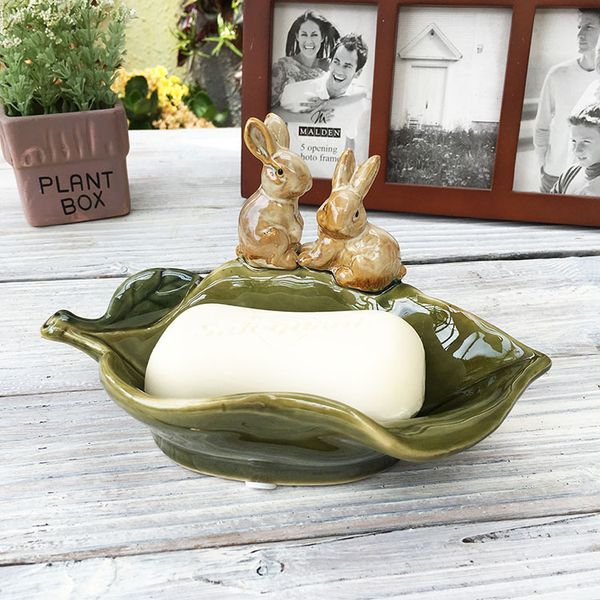 cute porcelain bunny lovers miniature soap dish decorative ceramics hare soap holder bathroom ornament gift craft accessories
cute porcelain bunny lovers miniature soap dish decorative ceramics hare soap holder bathroom ornament gift craft accessories