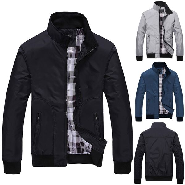 autumn winter men jacket fashion handsome stand collar pilot zipper coat casual slim outwear male clothing jackets and coats new, Black;brown
autumn winter men jacket fashion handsome stand collar pilot zipper coat casual slim outwear male clothing jackets and coats new, Black;brown