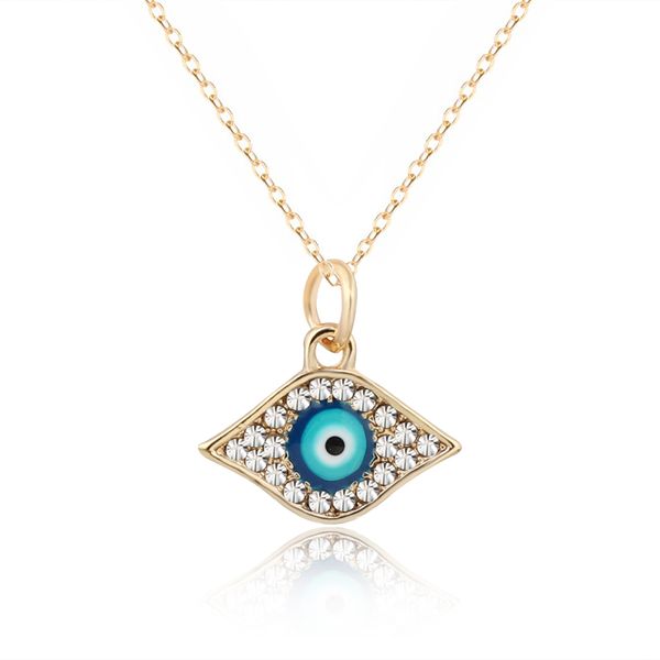 dayoff new turkish evil eye pendant necklace female women gold color full rhinestone crystal jewelry clavicle link chains n76, Silver
dayoff new turkish evil eye pendant necklace female women gold color full rhinestone crystal jewelry clavicle link chains n76, Silver