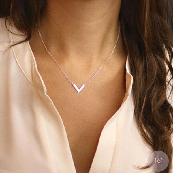 minimalist necklace ladies necklaces chain women letter v pendant girls jewelry silver color trendy elegant metal yvepv
minimalist necklace ladies necklaces chain women letter v pendant girls jewelry silver color trendy elegant metal yvepv