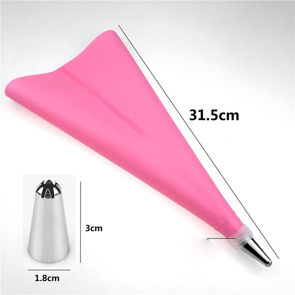 8 pcs/set silicone kitchen accessories icing piping cream pastry bag 6 stainless steel nozzle set diy cake decorating tips set
8 pcs/set silicone kitchen accessories icing piping cream pastry bag 6 stainless steel nozzle set diy cake decorating tips set