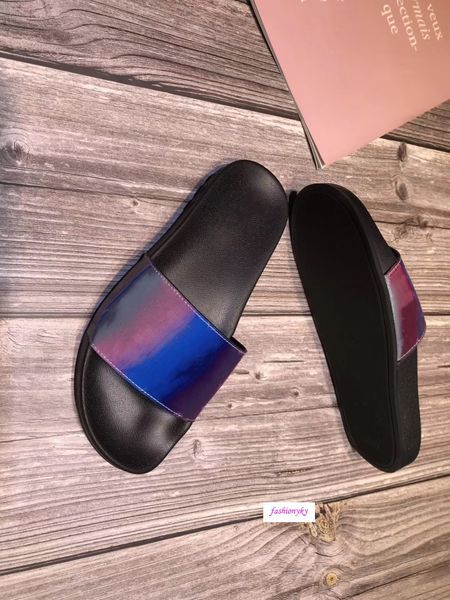 summer new waterfront mule slippers flat designer shoes slippers flexible rubber lovers slippers with boxs, Black
summer new waterfront mule slippers flat designer shoes slippers flexible rubber lovers slippers with boxs, Black