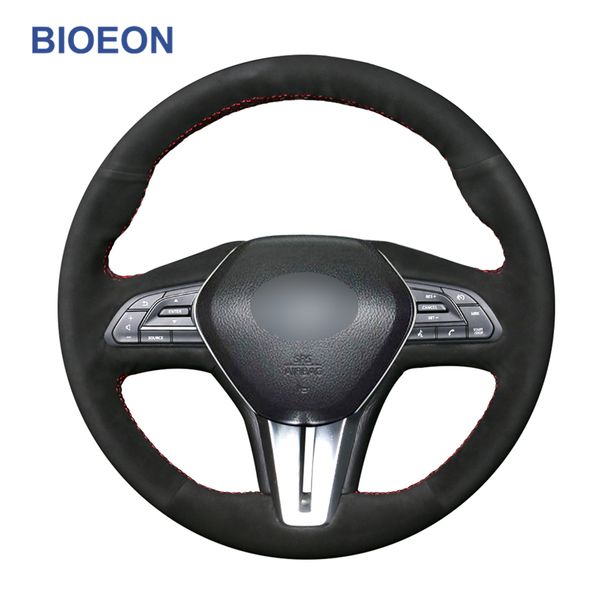 hand-stitched black synthetic suede car steering wheel covers for infiniti q50 2018-2019 q60 2016-2018 qx50 2018-2019
hand-stitched black synthetic suede car steering wheel covers for infiniti q50 2018-2019 q60 2016-2018 qx50 2018-2019