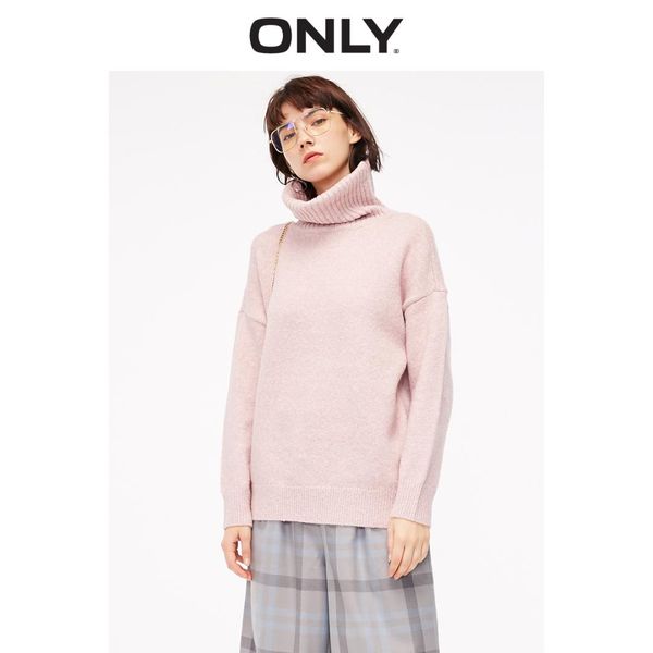 only 2019 autumn winter women's pure color high-necked pullover knit | 119113501, White;black
only 2019 autumn winter women's pure color high-necked pullover knit | 119113501, White;black