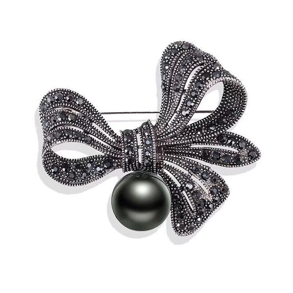 elegant wedding jewelry dress hijab jewelry gifts vintage black pearl crystal rhinestone flower brooch rosette pins for women, Gray
elegant wedding jewelry dress hijab jewelry gifts vintage black pearl crystal rhinestone flower brooch rosette pins for women, Gray