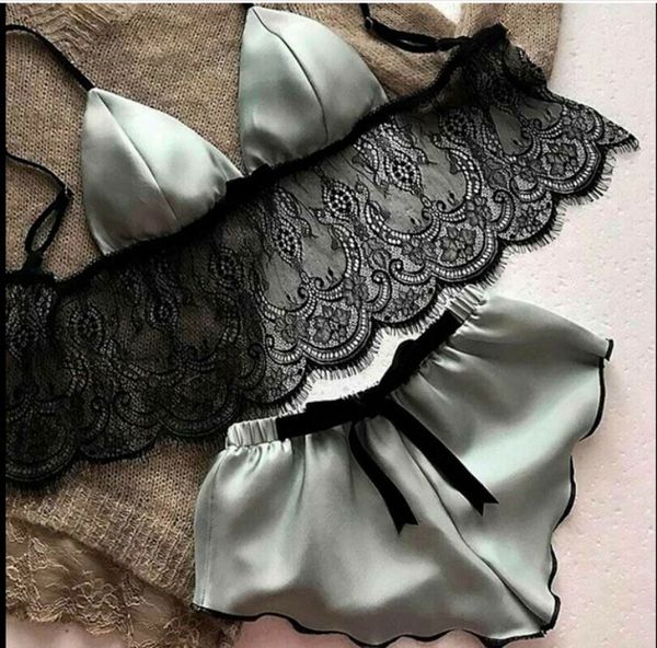 women lace two piece swimsuit underwear set beachwear ladies summer satin silk bra bustier babydoll nightwear bathing suit
women lace two piece swimsuit underwear set beachwear ladies summer satin silk bra bustier babydoll nightwear bathing suit