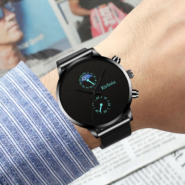 personality men's watch mystery black alloy mesh quartz creative scrub dial men's business casual wrist watch relogio masculino, Slivery;brown
personality men's watch mystery black alloy mesh quartz creative scrub dial men's business casual wrist watch relogio masculino, Slivery;brown