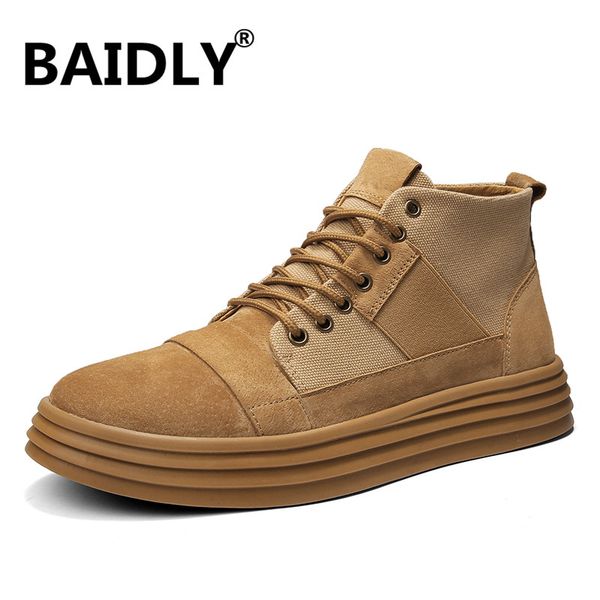 brand men boots autumn winter mens fashion high sneakers lace up outdoor men shoes waterproof ankle boots, Black
brand men boots autumn winter mens fashion high sneakers lace up outdoor men shoes waterproof ankle boots, Black