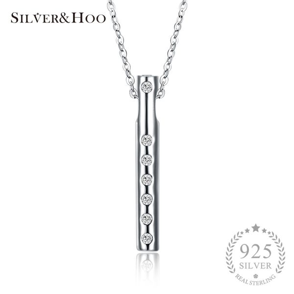 silverhoo 925 sterling silver zircon pendant necklaces for women fine jewelry gift romantic elegant accessories 2018 sell
silverhoo 925 sterling silver zircon pendant necklaces for women fine jewelry gift romantic elegant accessories 2018 sell
