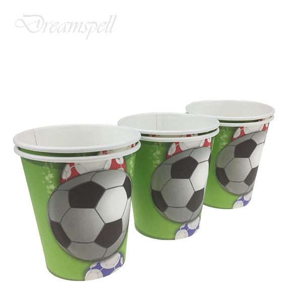 12pcs/lot new lovely football disposable paper cups birthday party decorations kids baby shower supplies party favors
12pcs/lot new lovely football disposable paper cups birthday party decorations kids baby shower supplies party favors
