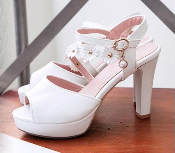 2019 women's sandals in summer with new style high heel coarse heel waterproof table@37, Black
2019 women's sandals in summer with new style high heel coarse heel waterproof table@37, Black
