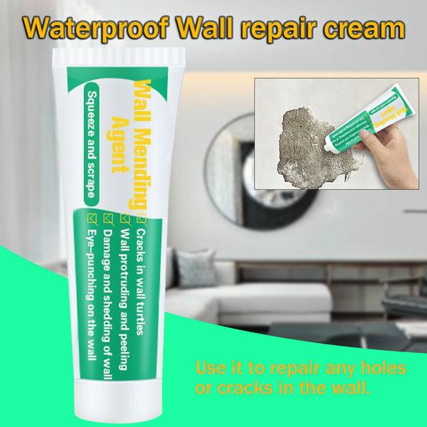 wall mending agent white latex paint wall repair cream household hole disappear waterproof mouldproof repair paste 100ml
wall mending agent white latex paint wall repair cream household hole disappear waterproof mouldproof repair paste 100ml