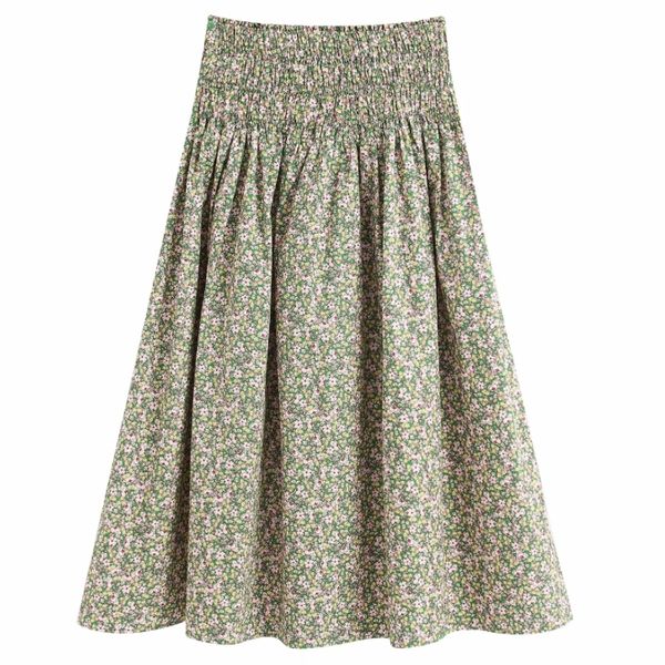 skirts 2021 women bohemian floral print elastic high waist midi skirt faldas mujer ladies chic pleats mid calf qun565, Black
skirts 2021 women bohemian floral print elastic high waist midi skirt faldas mujer ladies chic pleats mid calf qun565, Black