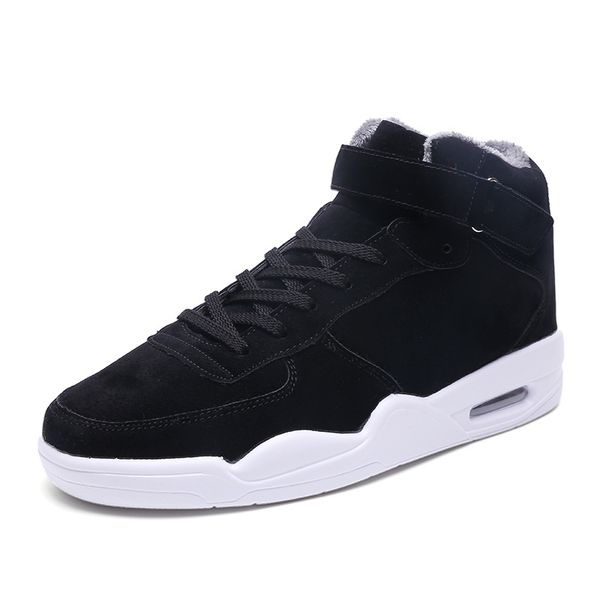 2019 new flat heel men boots plus cashmere shoes male round head solid color lace up fashion men's winter boots size 39-44, Black 
2019 new flat heel men boots plus cashmere shoes male round head solid color lace up fashion men's winter boots size 39-44, Black