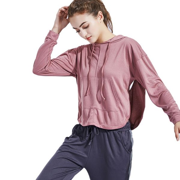 yoga outfits women's hooded sports blouses clothes running long sleeves comfortable fitness wear, White;red
yoga outfits women's hooded sports blouses clothes running long sleeves comfortable fitness wear, White;red