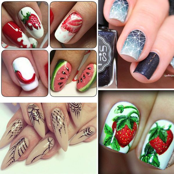 2018 new 12 sheets/set colorful fruits nail art transfer sticker flower geometric manicure wraps decor, Black
2018 new 12 sheets/set colorful fruits nail art transfer sticker flower geometric manicure wraps decor, Black