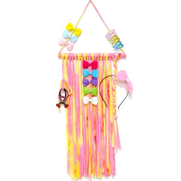 women girls rainbow color hair ribbons hairbow hairclips holder pink hairpins hairband barrettes organizer headwear accessories, Slivery;white
women girls rainbow color hair ribbons hairbow hairclips holder pink hairpins hairband barrettes organizer headwear accessories, Slivery;white