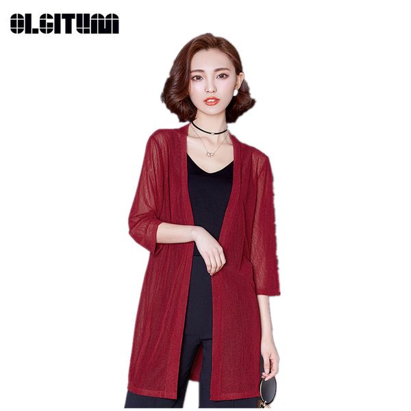 new fashion summer cardigan beach sunscreen coats women plus size long casual v-neck sunscreen lady clothing thin coat 2019, White
new fashion summer cardigan beach sunscreen coats women plus size long casual v-neck sunscreen lady clothing thin coat 2019, White
