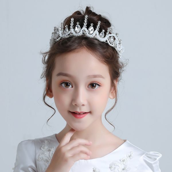 children crown headdress princess headband super fairy child hair clip korean female baby birthday hair accessories girl crown, Slivery;white
children crown headdress princess headband super fairy child hair clip korean female baby birthday hair accessories girl crown, Slivery;white
