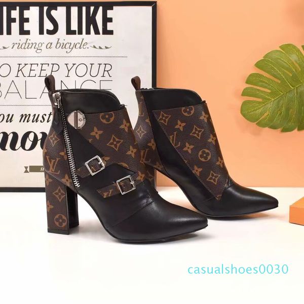 2019 luxury women jumble designer ankle boots black brown leather lady flat dress boot 19ss fashion casual boots with box c30
2019 luxury women jumble designer ankle boots black brown leather lady flat dress boot 19ss fashion casual boots with box c30