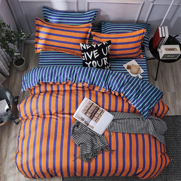 stripe bedding set luxury duvet cover set bed cover+pillowcase bed linen twin king comforter size bedding kids
stripe bedding set luxury duvet cover set bed cover+pillowcase bed linen twin king comforter size bedding kids
