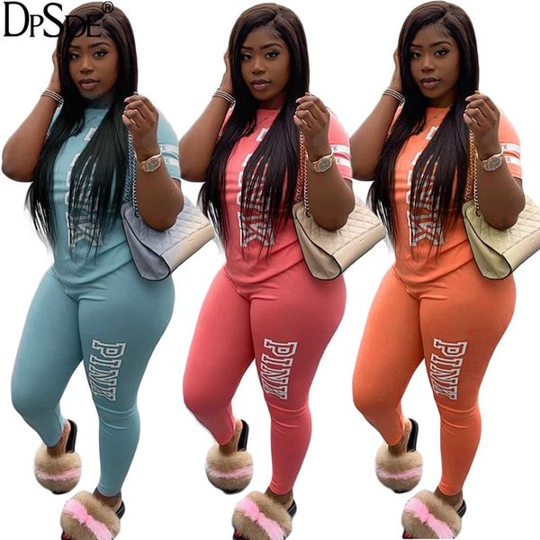 dpsde women 2020 summer new casual moement style sets short sleeve round neck elastic long pants letters two piece sets, White
dpsde women 2020 summer new casual moement style sets short sleeve round neck elastic long pants letters two piece sets, White