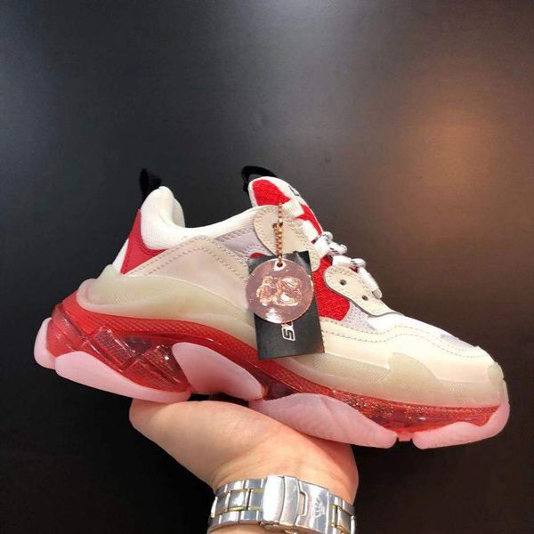 red clear sole triple designer triple s oversized sneaker vintage sneakers 2020 discount outdoor shoes men women espadrilles for christmas, Black
red clear sole triple designer triple s oversized sneaker vintage sneakers 2020 discount outdoor shoes men women espadrilles for christmas, Black