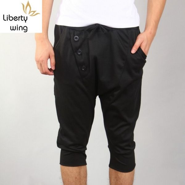 summer korean men black casual harem harajuku thin calf-length pencil pants fashion outdoor slim fit short trousers male
summer korean men black casual harem harajuku thin calf-length pencil pants fashion outdoor slim fit short trousers male