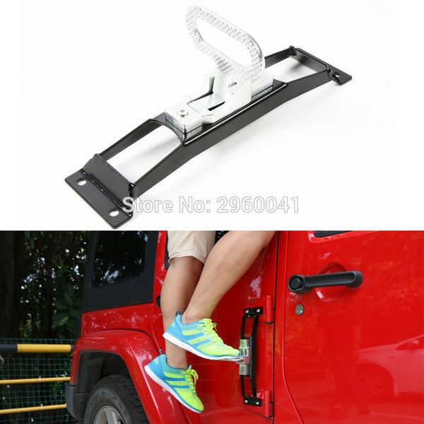 black car foot rest pedal metal car door hinges foot rest pedals plate exterior pedal board trim for wrangler 2007-2016
black car foot rest pedal metal car door hinges foot rest pedals plate exterior pedal board trim for wrangler 2007-2016